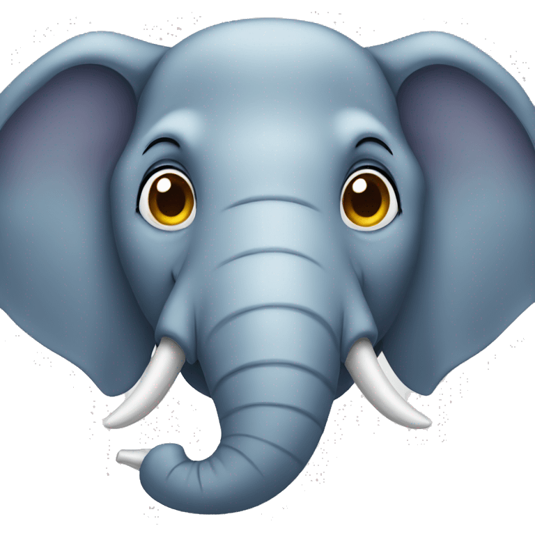 elephant face emoji