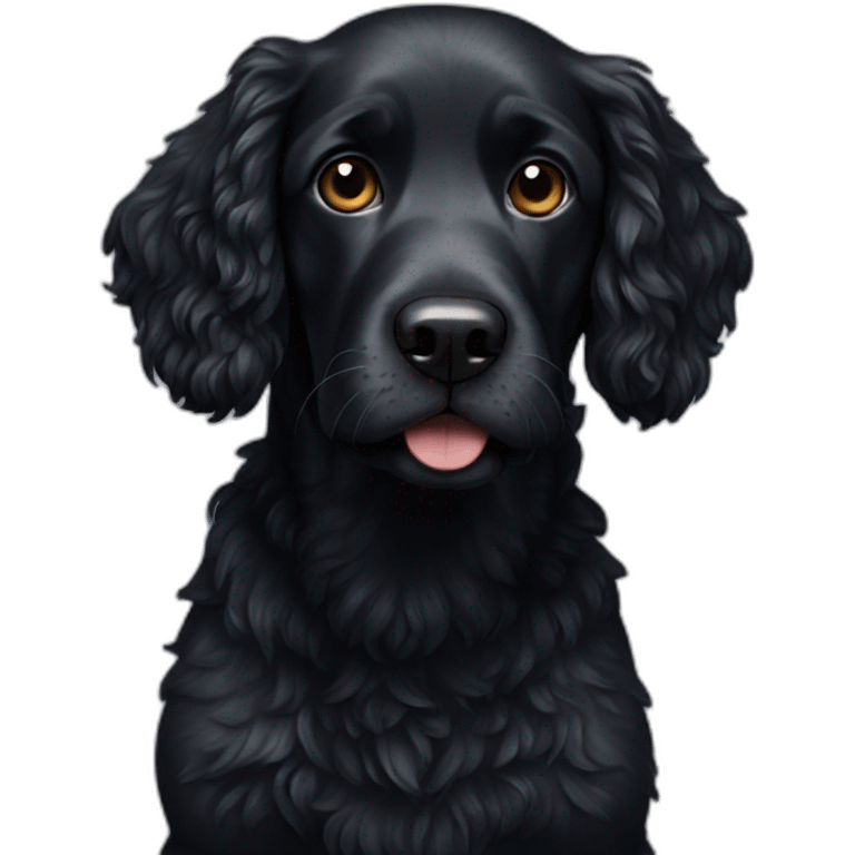 black water dog emoji