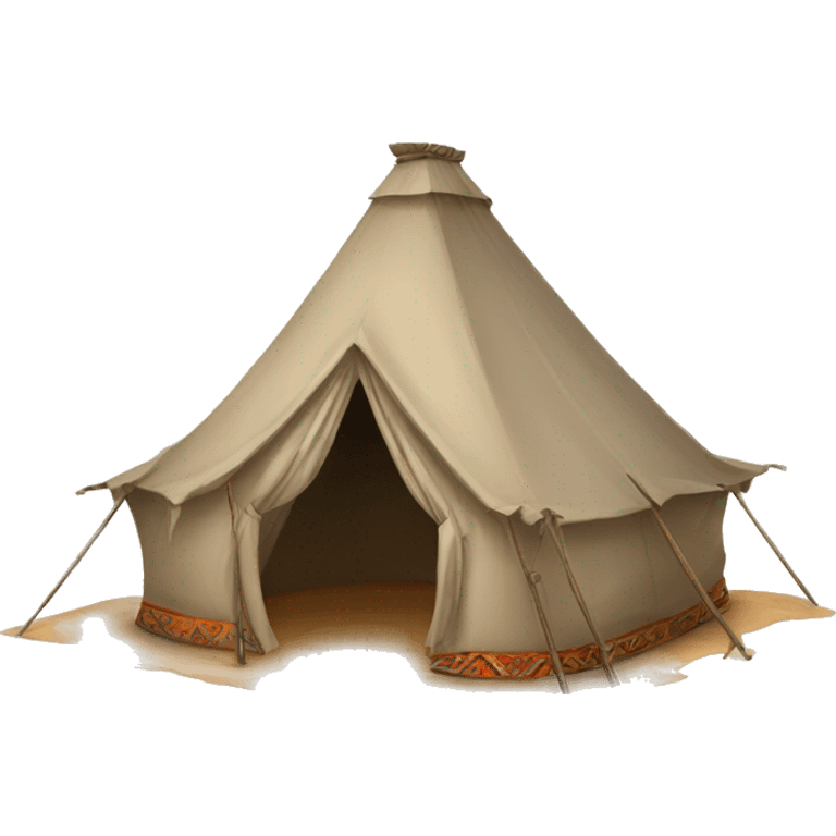 Bedouin tent emoji