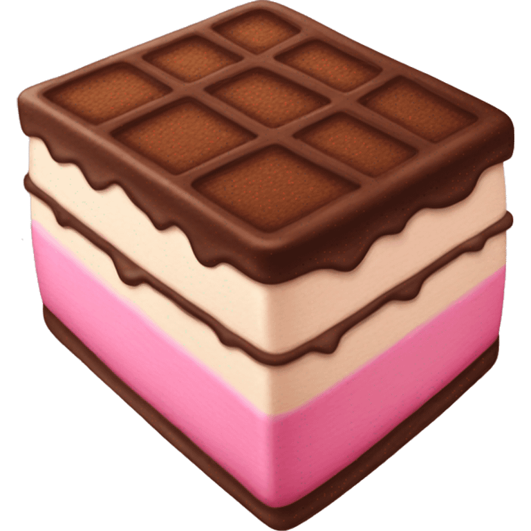 neopolitan icecream sandwich emoji