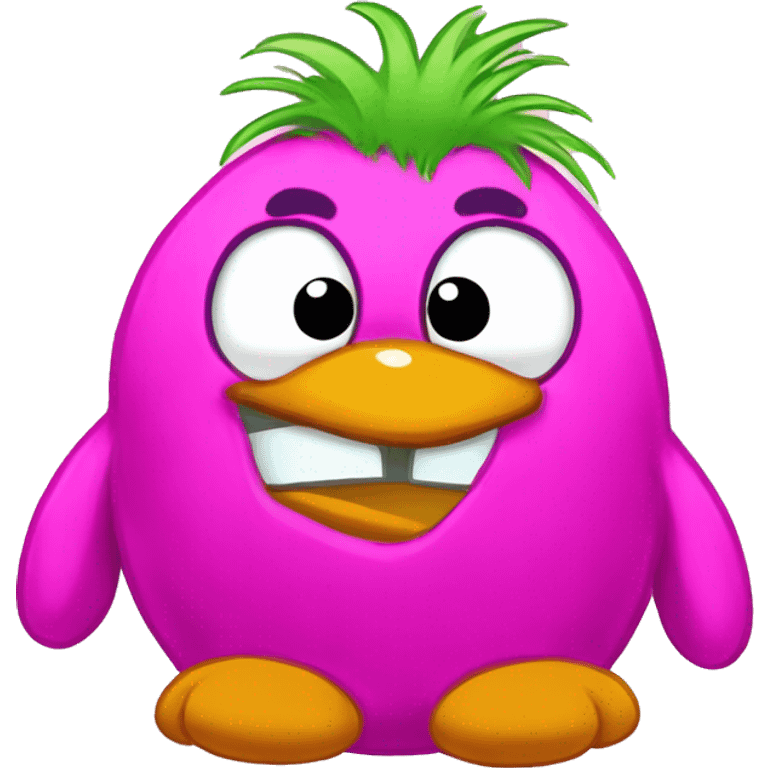 Club penguin pink puffle emoji