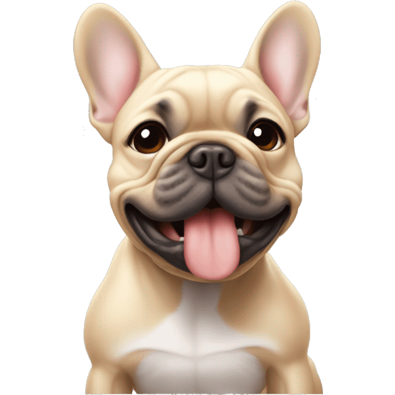 Frenchie kiss emoji