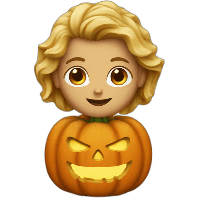 Starbuck's Halloween pumpkin emoji