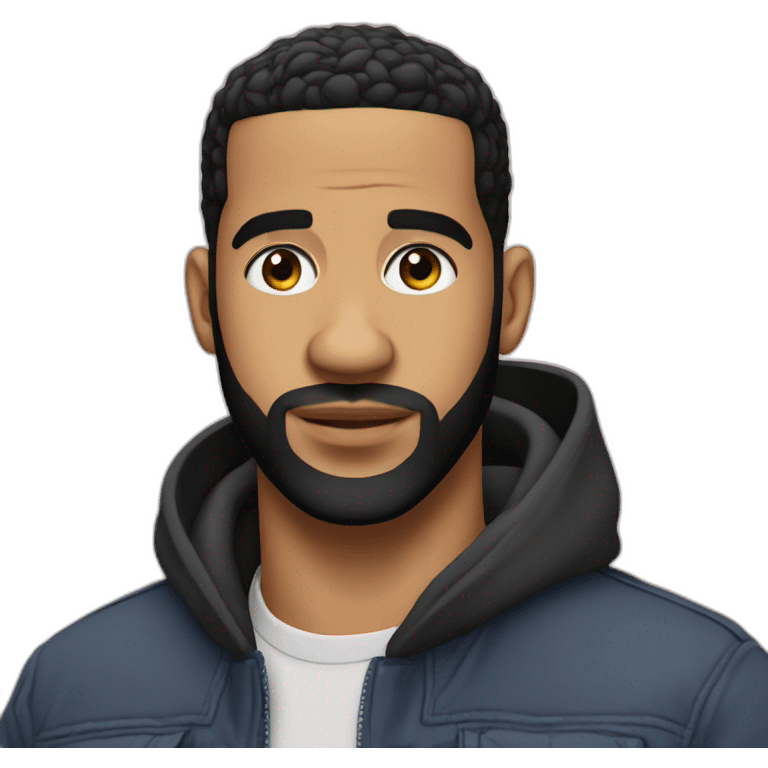 Drake avec une jupe emoji