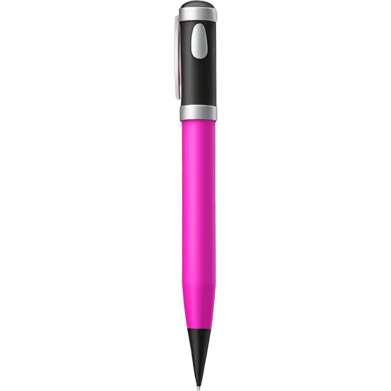 pyschedelic pink pen emoji