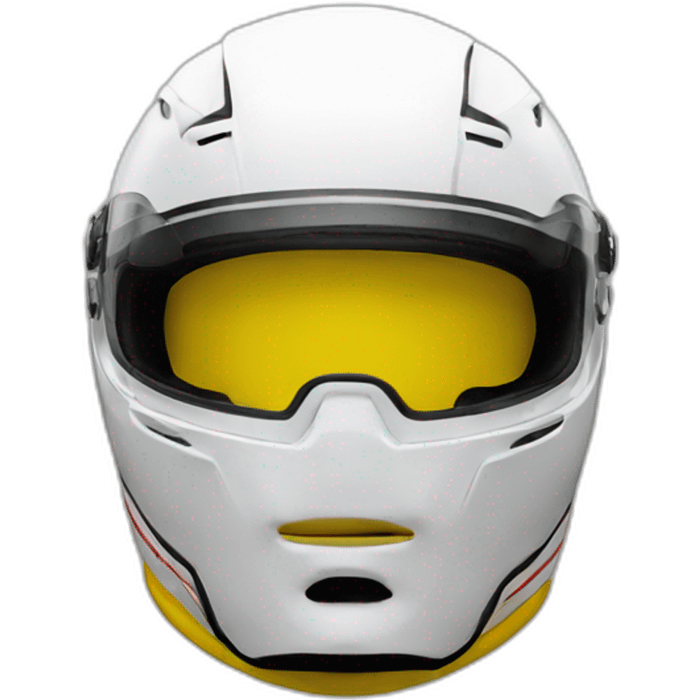 ayrton senna yellow helmet emoji