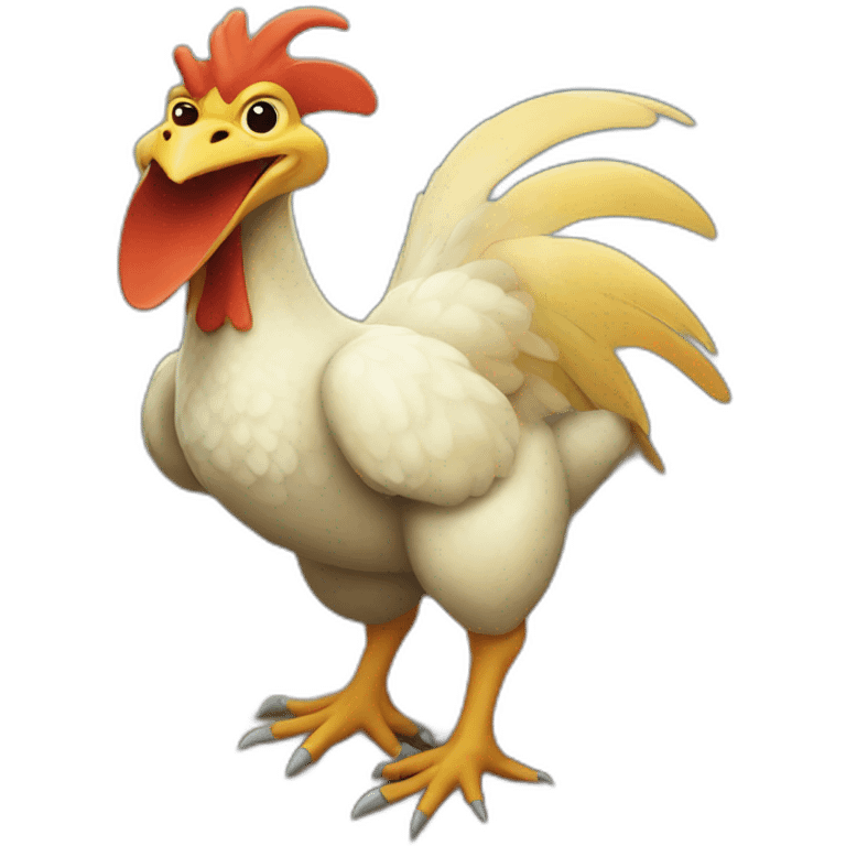 chicken dinosaur emoji