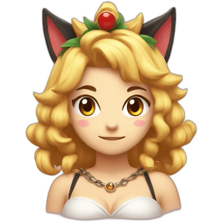 Bowsette catgirl emoji