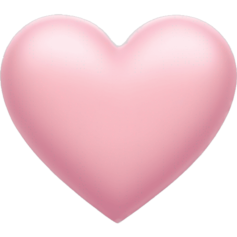 pastel pink heart  emoji