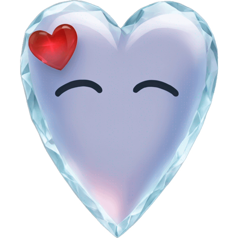 Corazón de cristal emoji