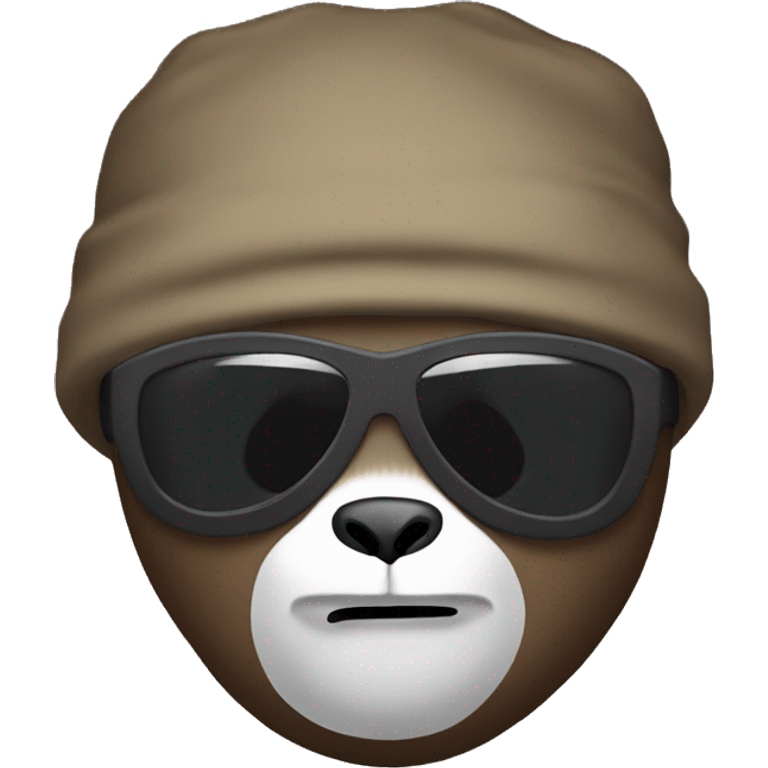 Sloth with a ski mask  emoji