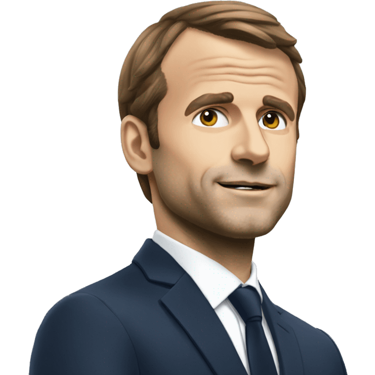 Macron qui joue au foot emoji