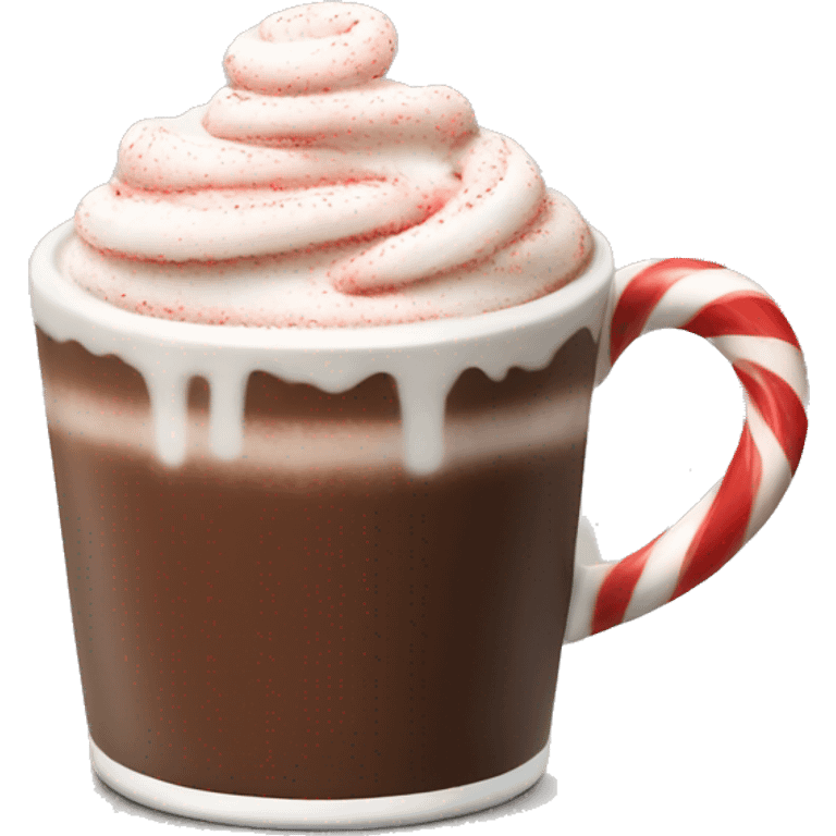 peppermint hot chocolate emoji