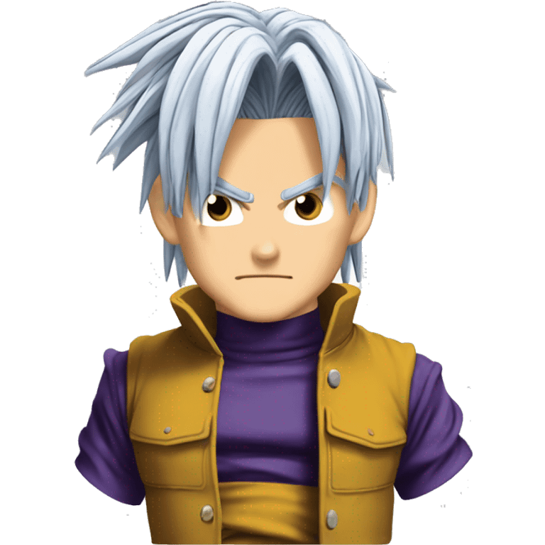 Trunks de dbz con el pulgar arriba emoji