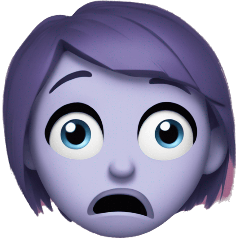 Pixar Inside Out Joy face sad emoji