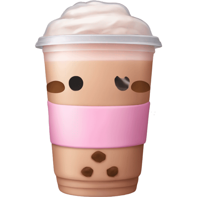 Pink milktea emoji