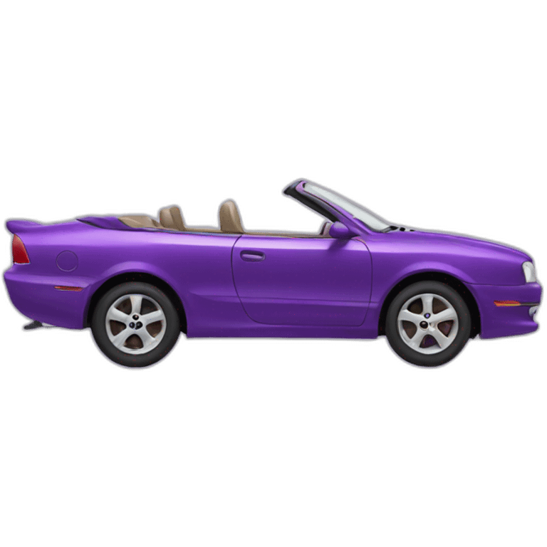 car purple emoji