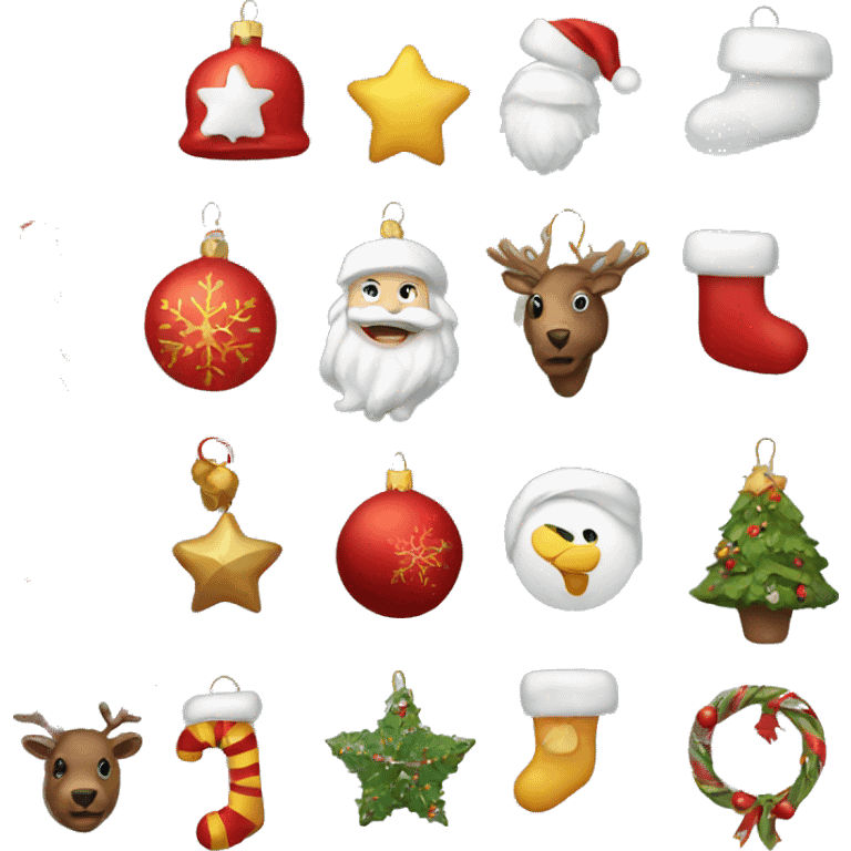 Christmas decor emoji