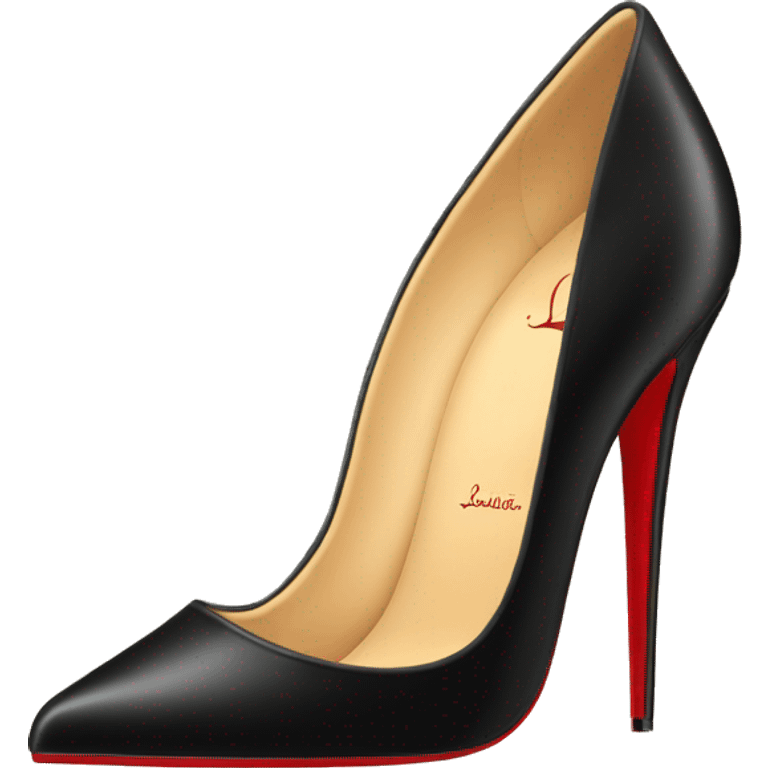 louboutin heel emoji