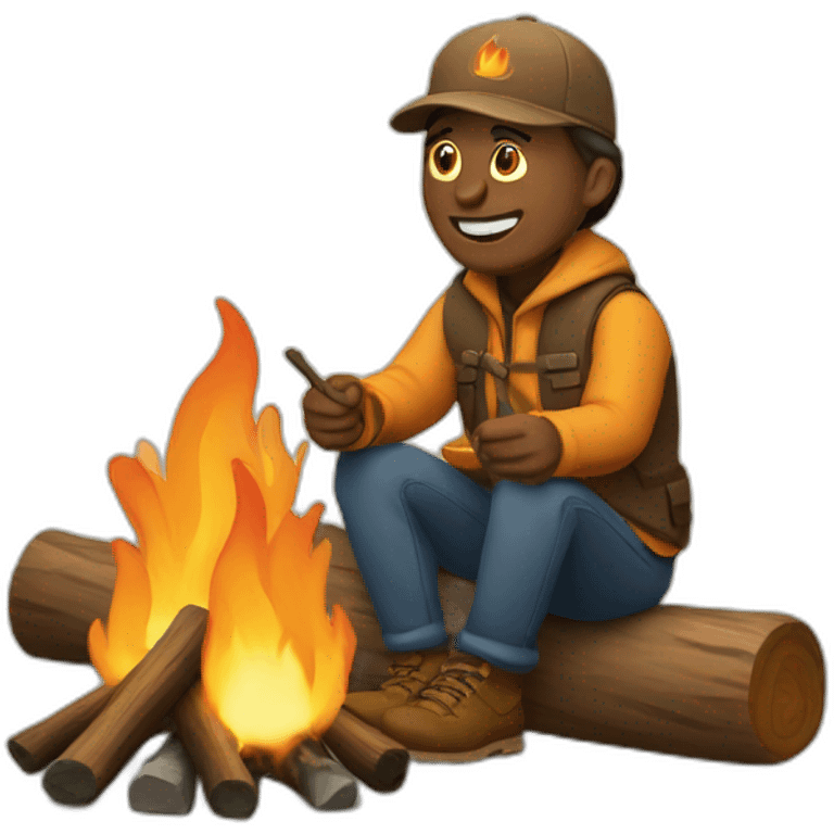 campfire man emoji