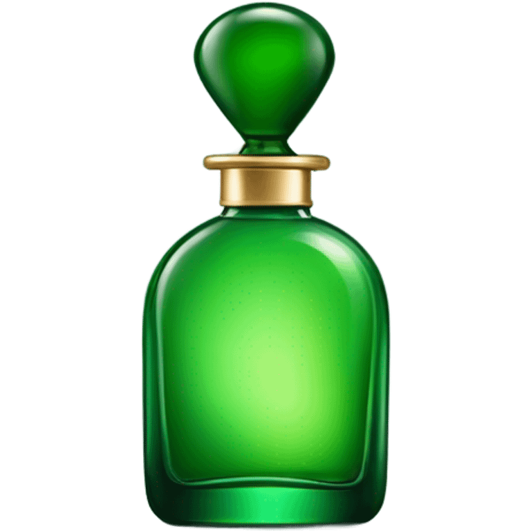 Perfume green bottle  emoji