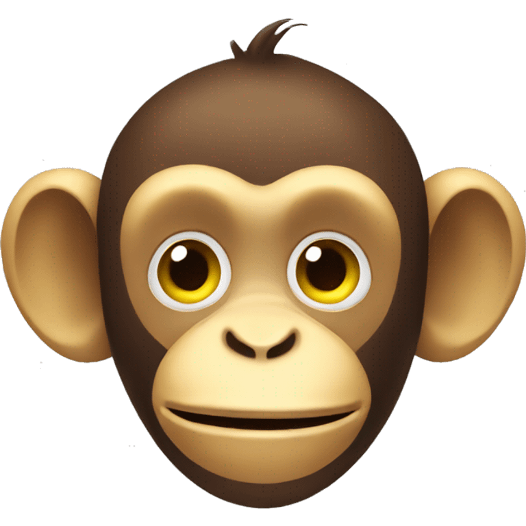 Monkey with banana  emoji