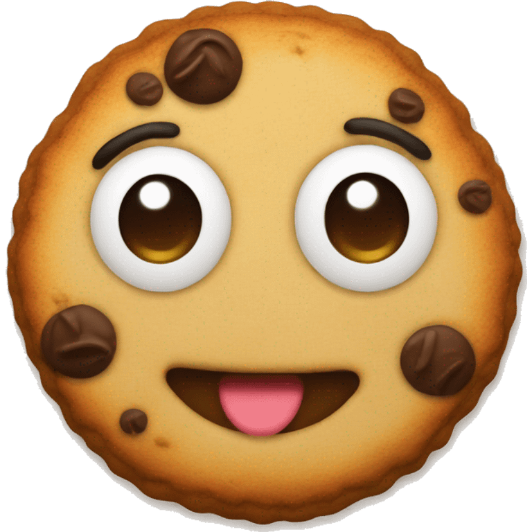 Cute cookie emoji