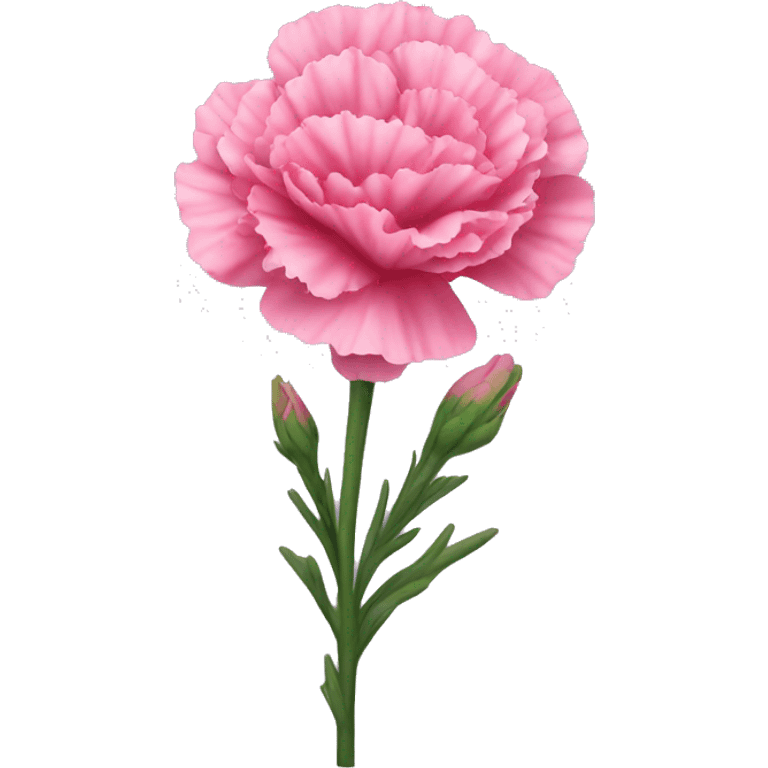 pink carnation emoji