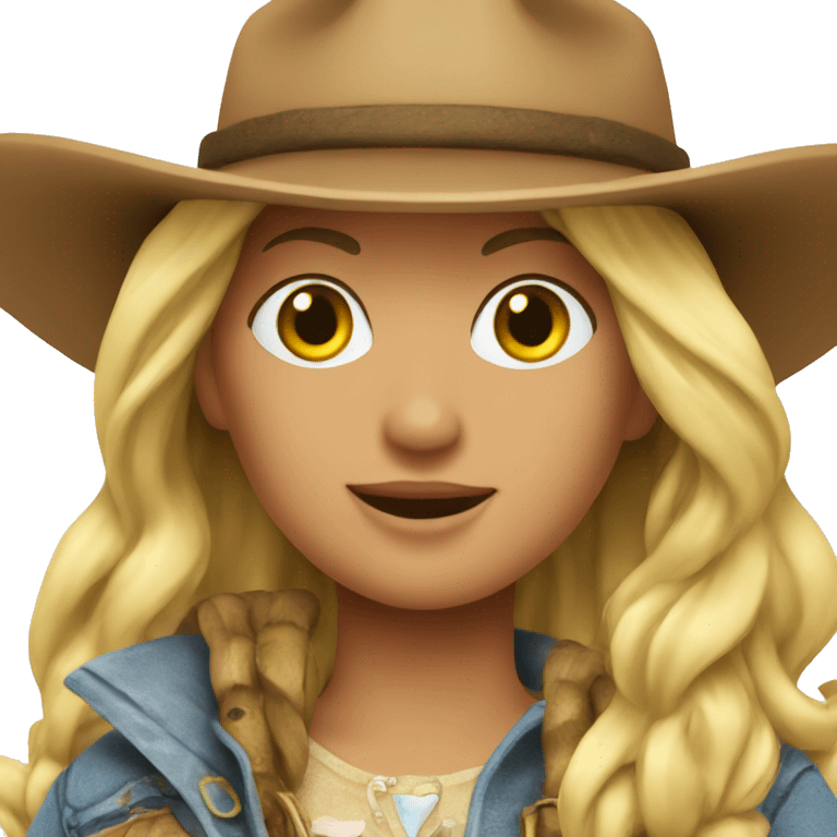 coastal cowgirl  emoji