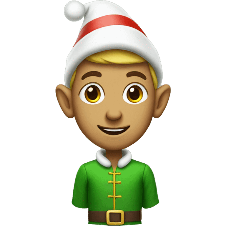 Christmas elf emoji