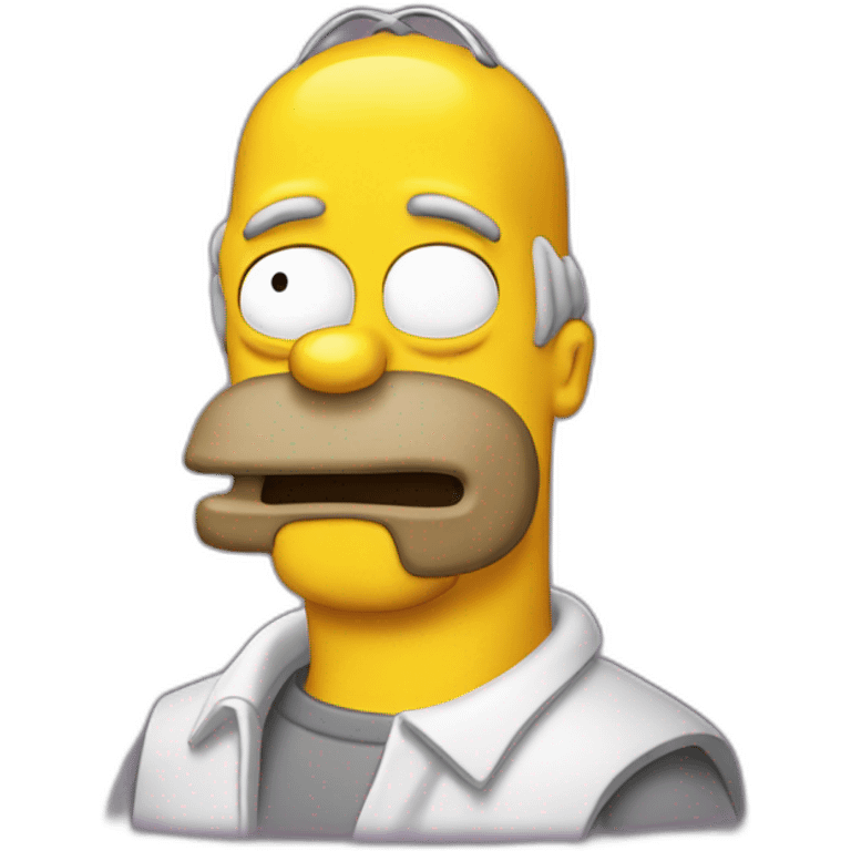 Homer qui fait un fick emoji