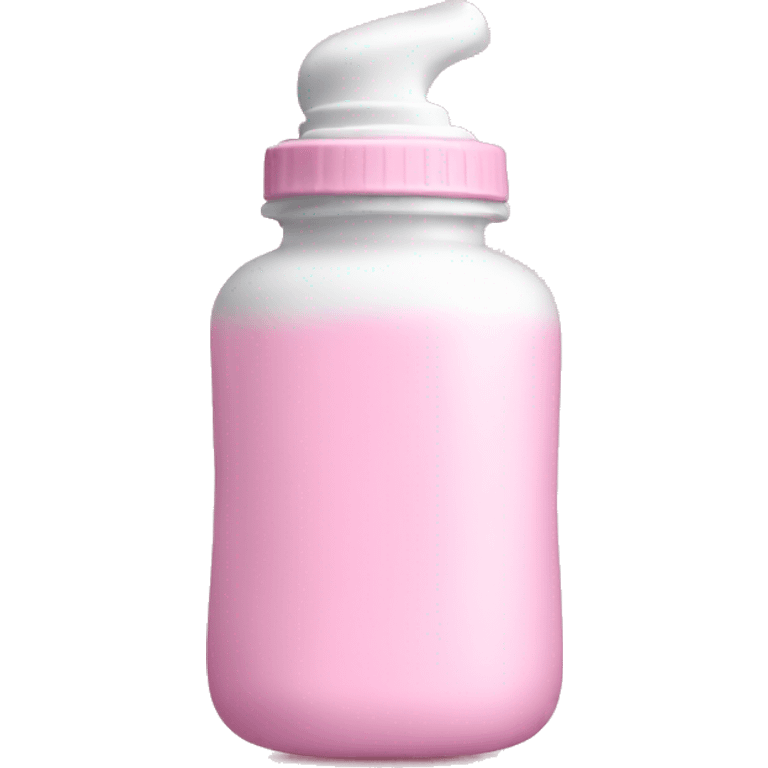 Pink baby powder bottle emoji