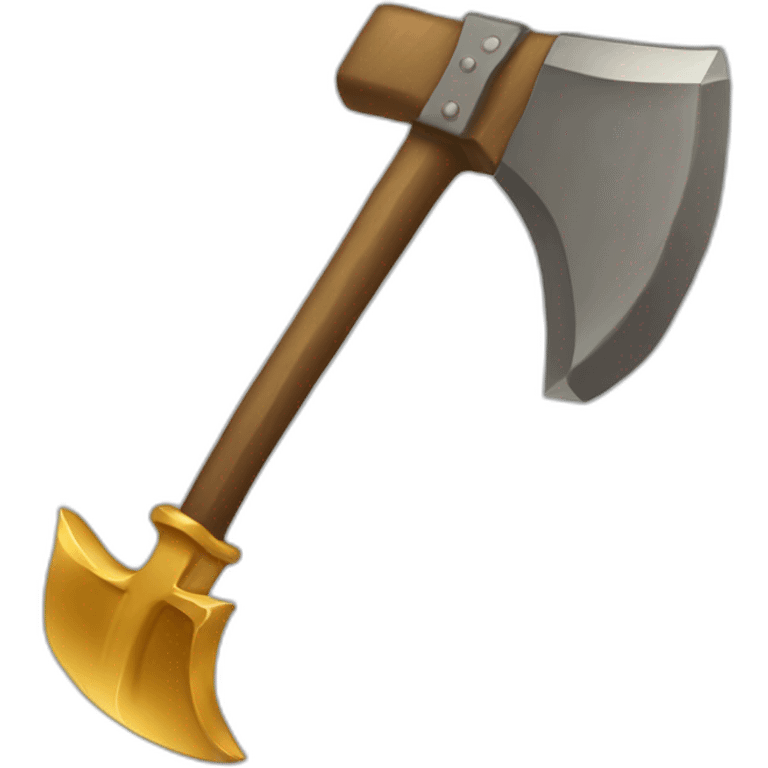 gold miner pickaxe emoji