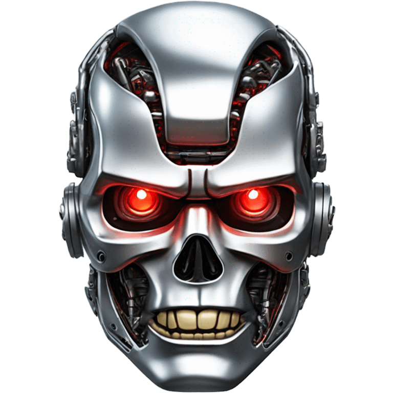 photorealistic terminator head emoji