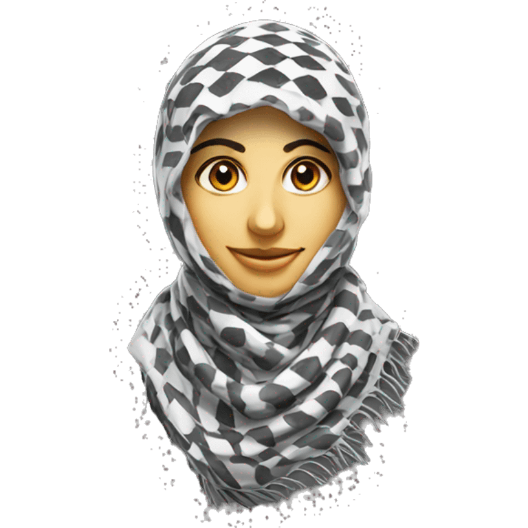 photorealistic keffiyeh emoji