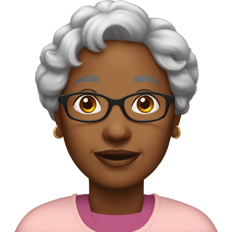 Black grandma emoji