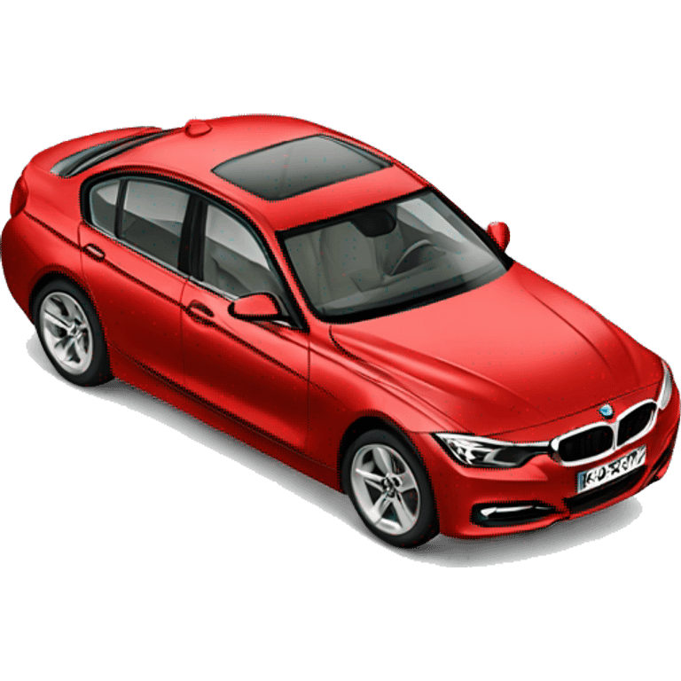 Red BMW 340i emoji