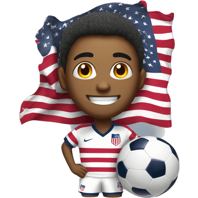 USA soccer emoji