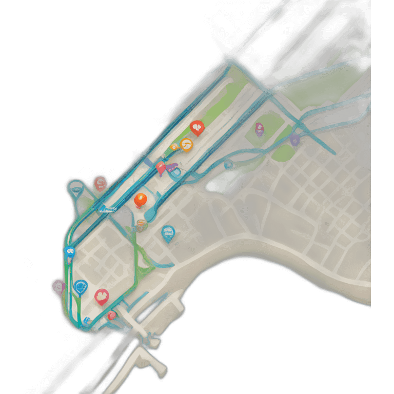 bay area rapid transit diagrammatic map emoji