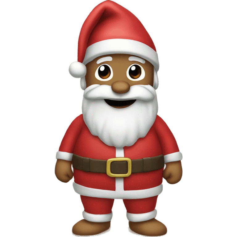 Santa at the beach emoji