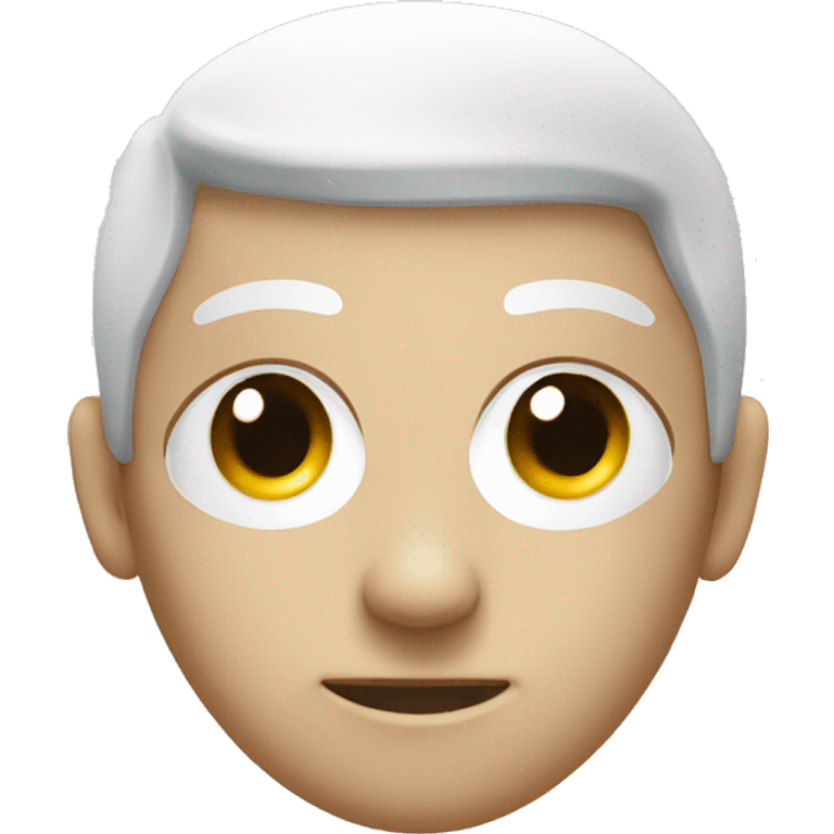 emoji with medical eye white  patch  emoji