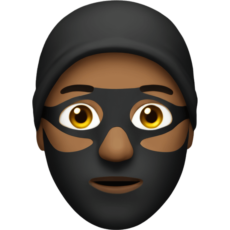 man with ski mask emoji