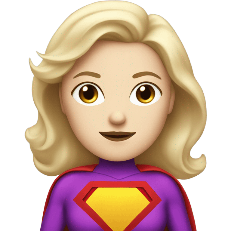 pale skin superwoman emoji