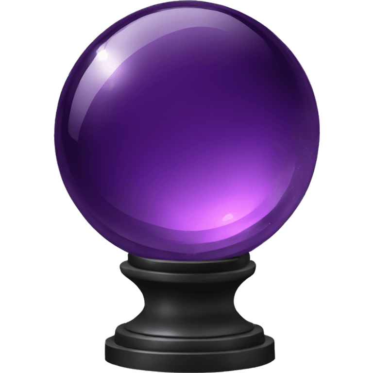 dark purple crystal ball emoji