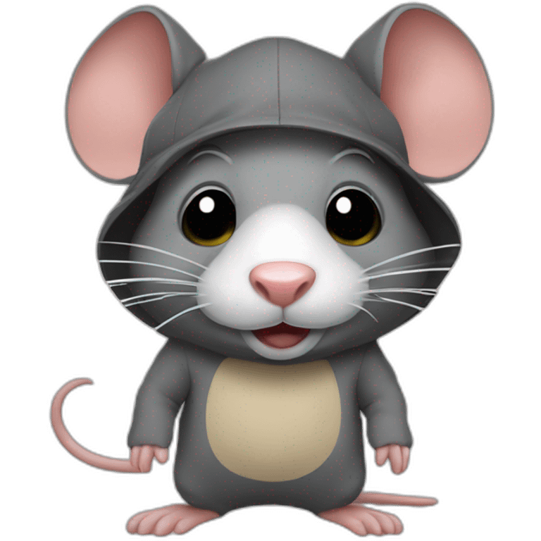 rat in comical disguise emoji