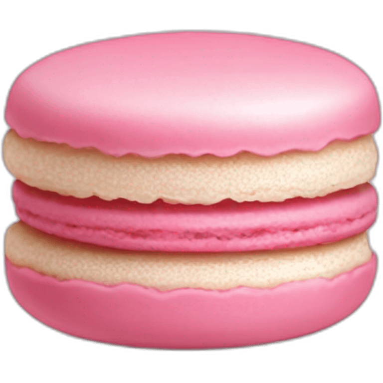 soft pink macaroon emoji