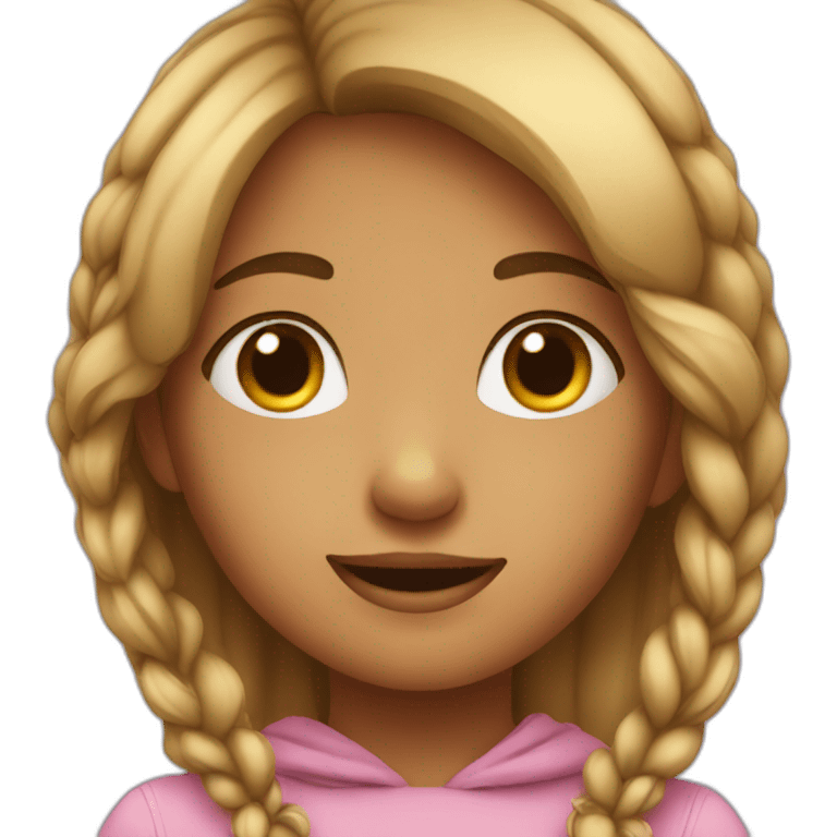 Very cute girl emoji