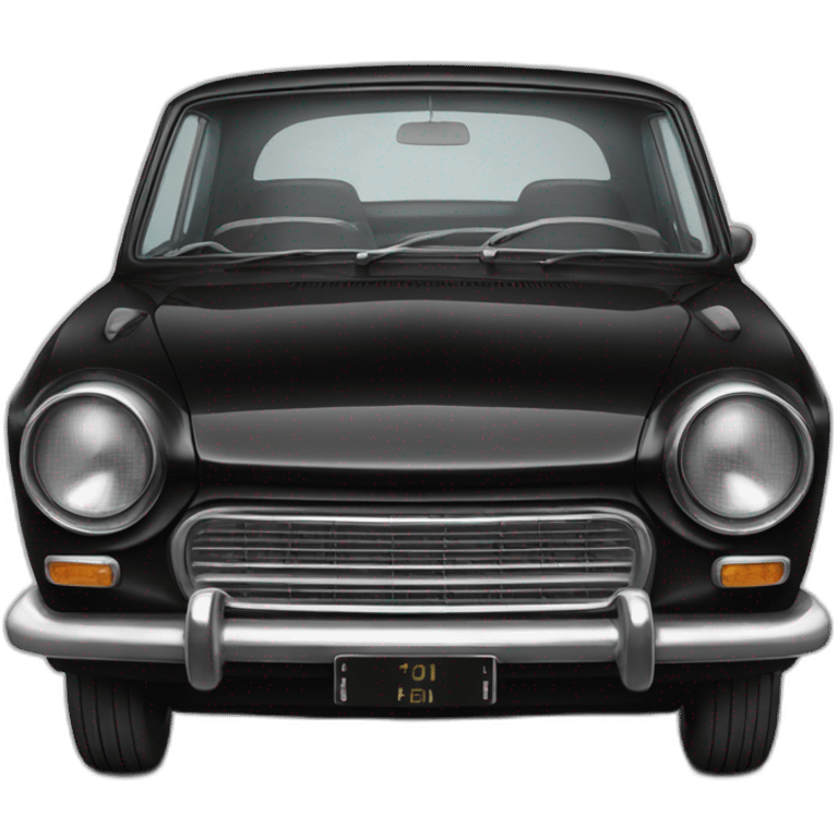 1960 BLACK DATSUN BLUEBIRD emoji