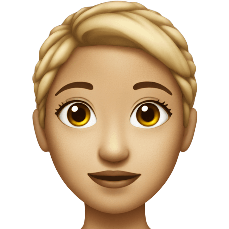 The hyperpigmentation girl emoji