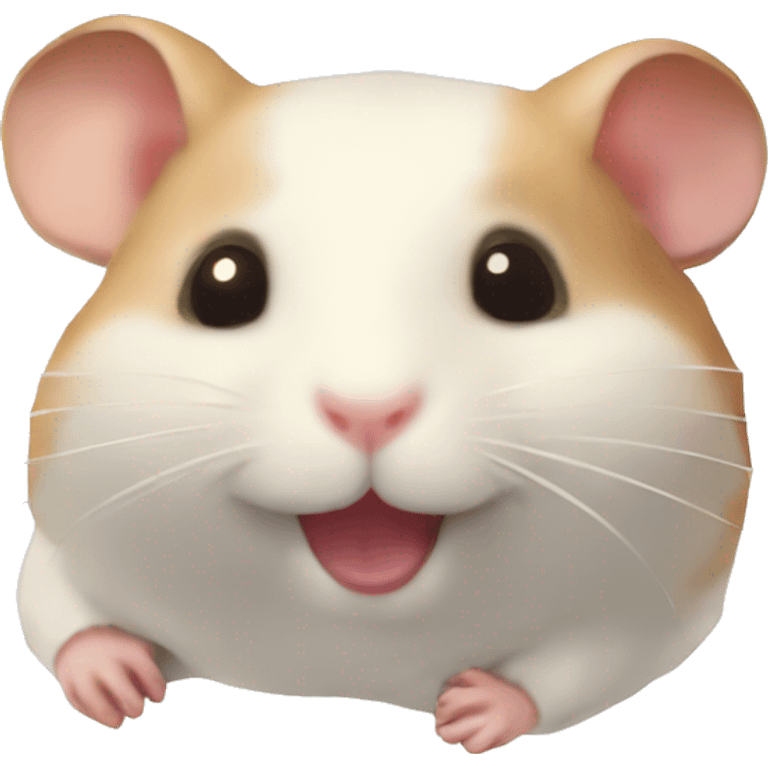 Hamster and food emoji